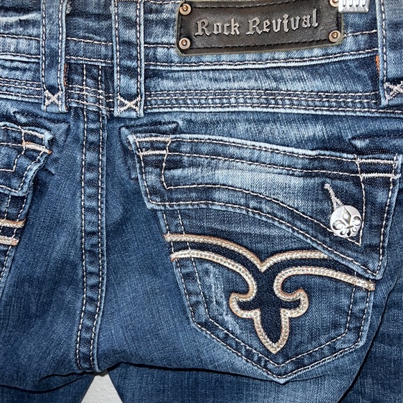 Rock Revival Johanna Bootcut Jeans sz 27 - Picture 2 of 9